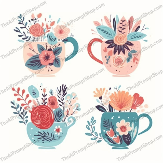 AI Midjourney Prompt for AI Midjourney Prompt for Florals - 1955