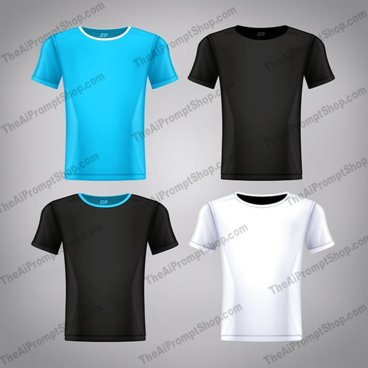 AI Midjourney Prompt for Balanced and Harmonious T-Shirt Set