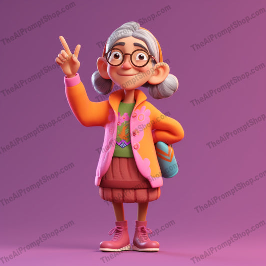 AI Midjourney Prompt for Cartoons - 1003