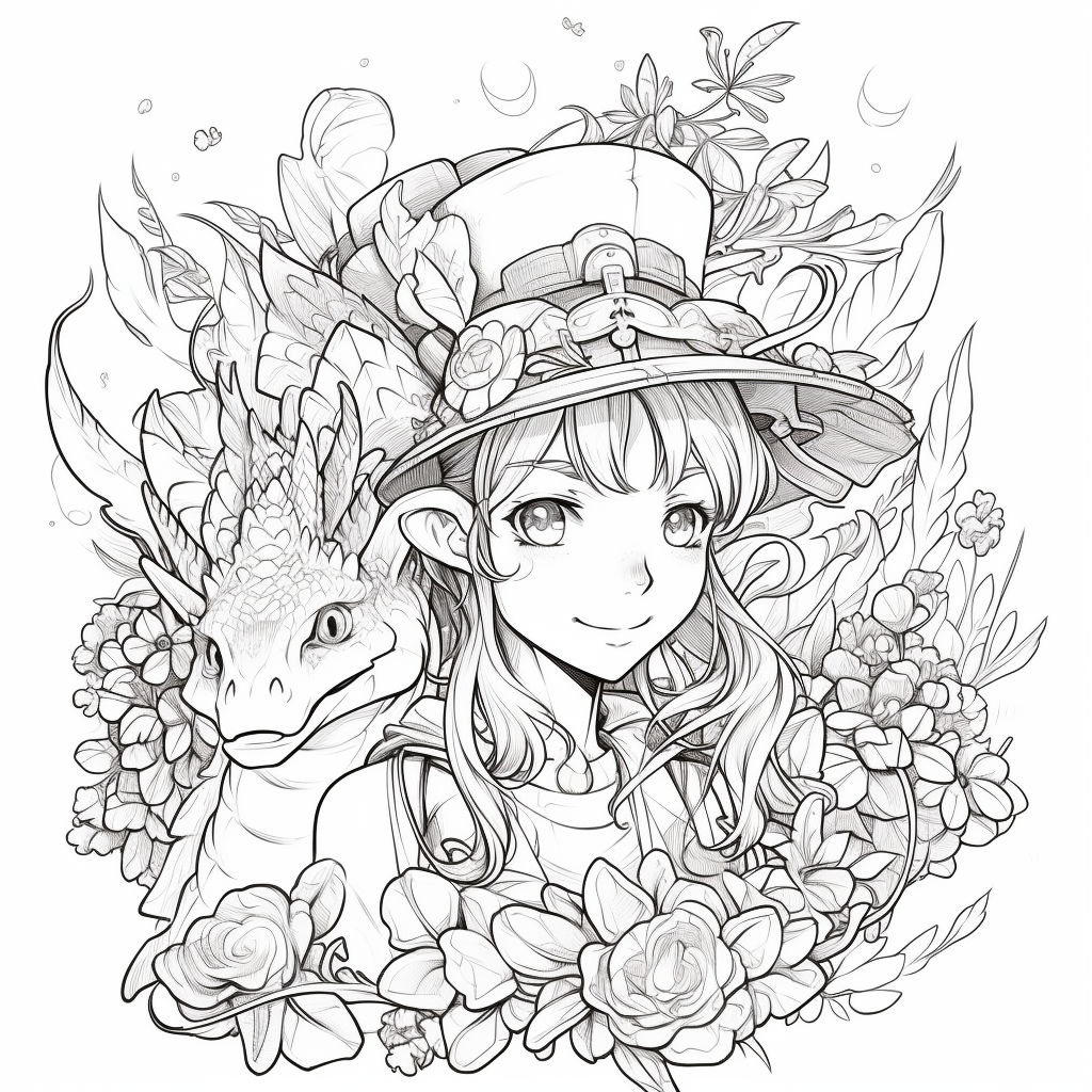 AI Midjourney Prompt for Coloring Page - Friendly Bear Illustration
