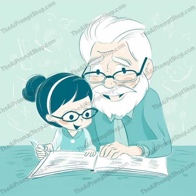 AI Midjourney Prompt for C14 - Storybook Illustrations - Child's Reading Adventure