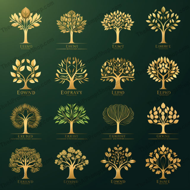 AI Midjourney Prompt for Logos - 1286