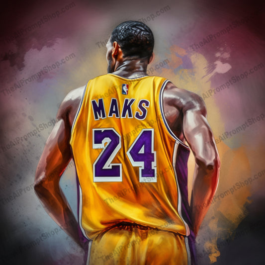 AI Midjourney Prompt for C103 - Storybook Illustrations - Lakers in Soft Pastels