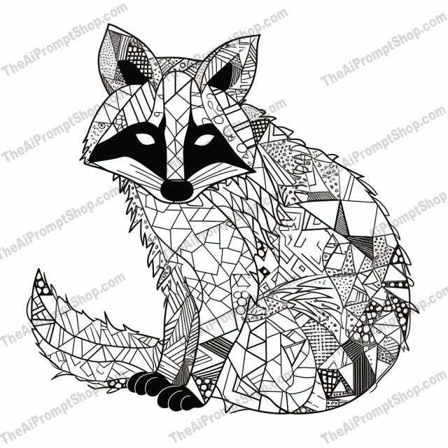 AI Midjourney Prompt for Coloring Pages - 2167