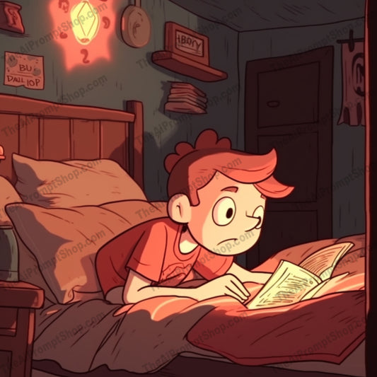 AI Midjourney Prompt for C264 - Storybook Illustrations - Bedtime Reader Animation