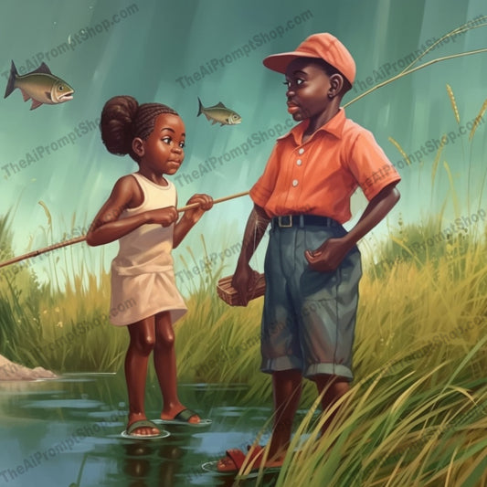 AI Midjourney Prompt for C112 - Storybook Illustrations - Comic Storybook