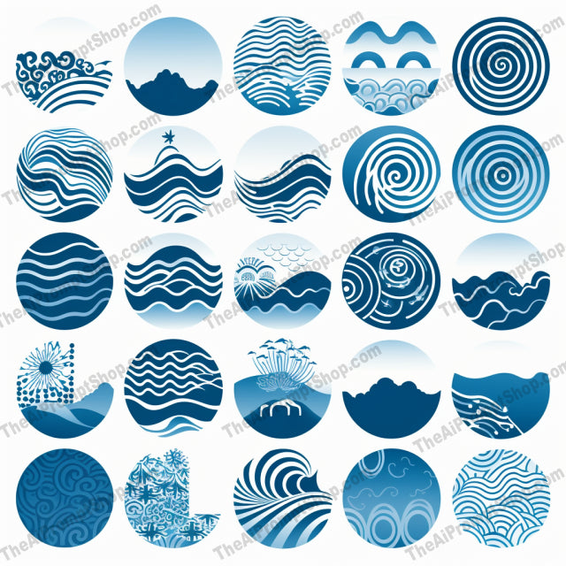 AI Midjourney Prompt for Logos - 1333