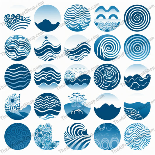 AI Midjourney Prompt for Logos - 1333