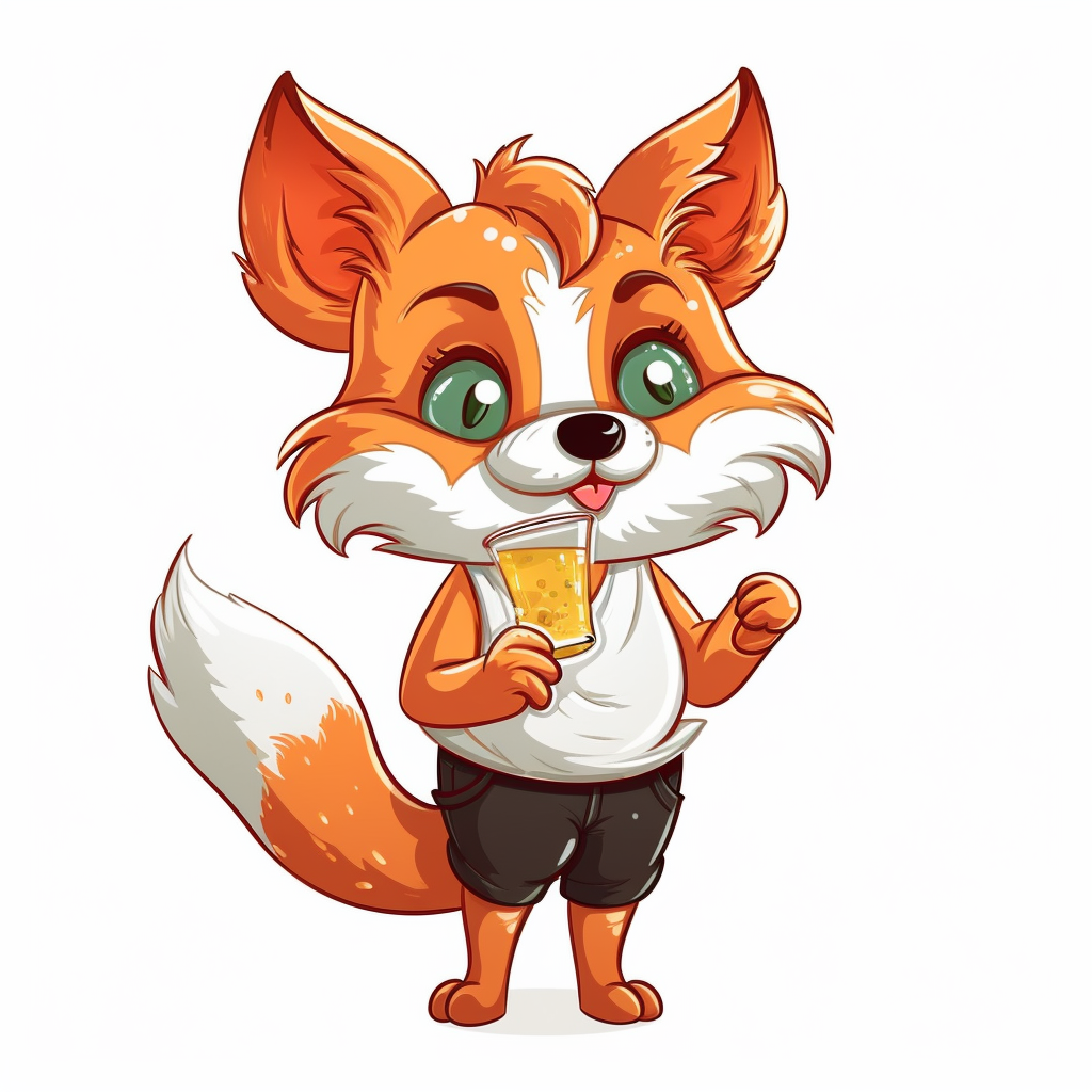 AI Midjourney Prompt for Animal - Adorable Cartoon Animal T-Shirt Design