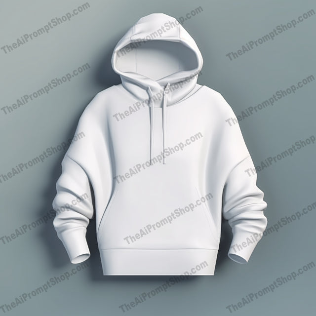 AI Midjourney Prompt for Hyperrealistic Empty Hoodie