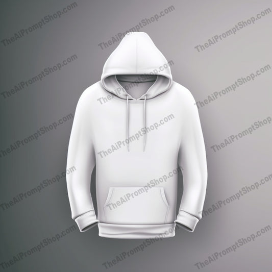 AI Midjourney Prompt for Hyperrealistic Empty Hoodie