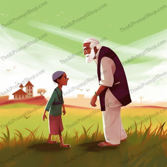 AI Midjourney Prompt for C200 - Storybook Illustrations - Cartoon Realism Teaching