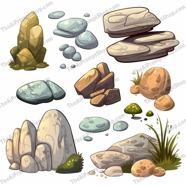 AI Midjourney Prompt for Rock and Stone Artscapes