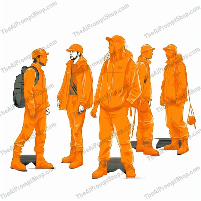 AI Midjourney Prompt for People - B63s - Building Site Buzz