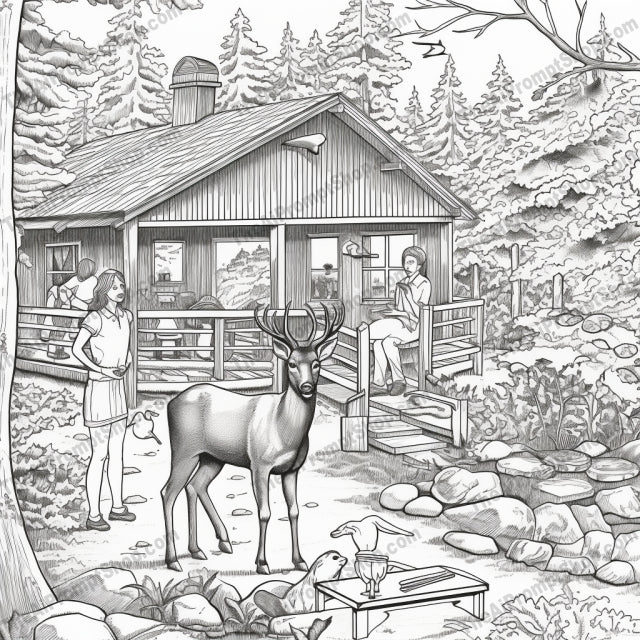 AI Midjourney Prompt for Coloring Pages - 2561