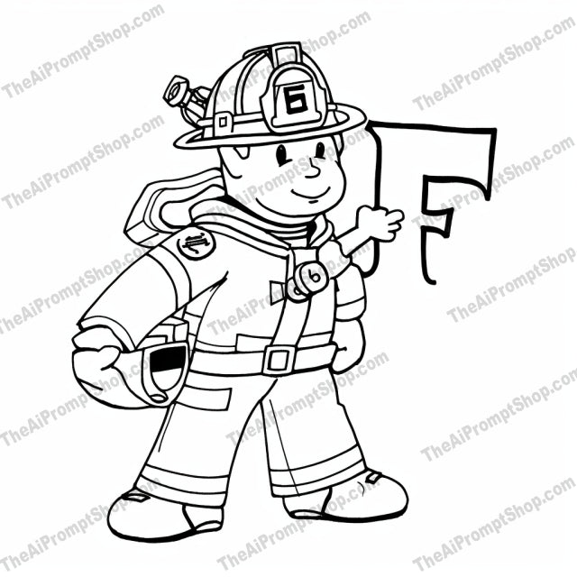 AI Midjourney Prompt for Coloring Pages - 2592