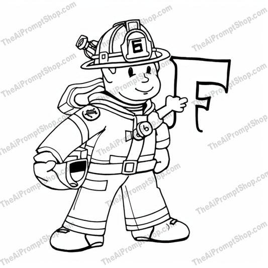 AI Midjourney Prompt for Coloring Pages - 2592