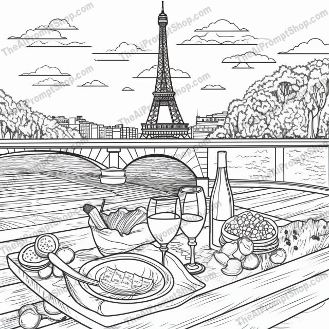 AI Midjourney Prompt for Coloring Pages - 2365