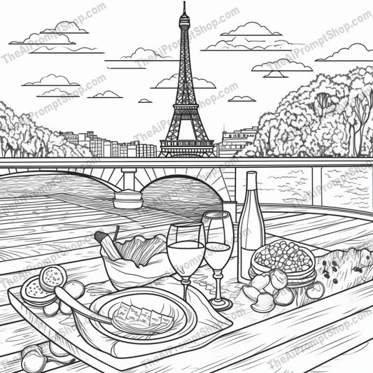 AI Midjourney Prompt for Coloring Pages - 2365