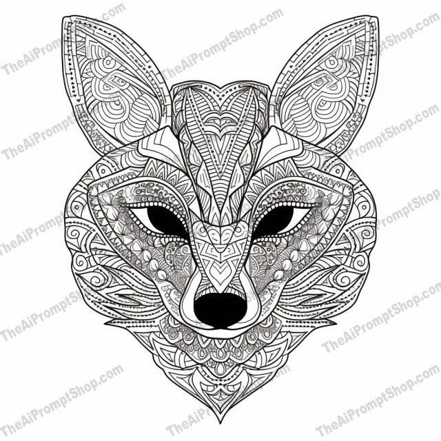 AI Midjourney Prompt for Coloring Pages - 2367