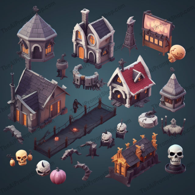 AI Midjourney Prompt for Halloween Elements