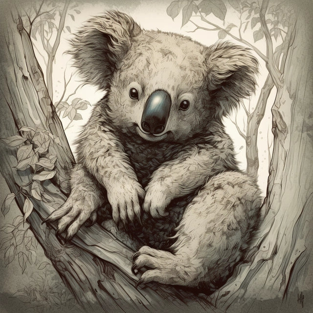 AI Midjourney Prompt for Adorable Animal in Pimenov Style