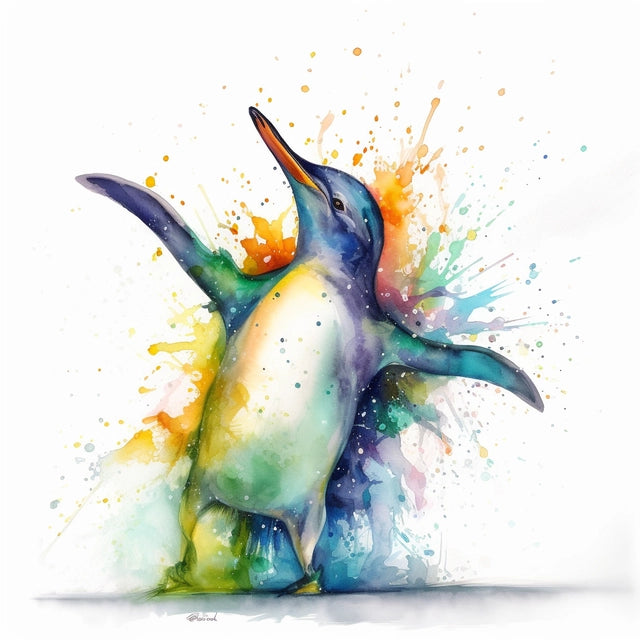 AI Midjourney Prompt for Energetic Animal Illustration