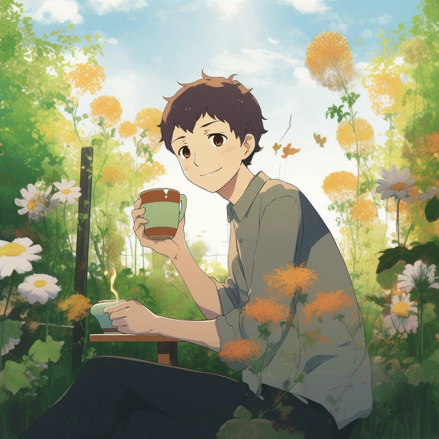 AI Midjourney Prompt for Japanese Cute Coffee Anime