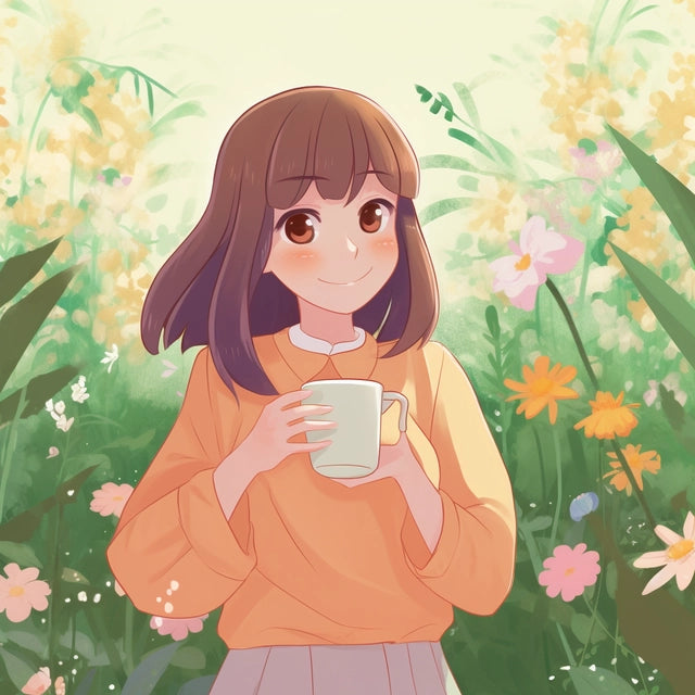AI Midjourney Prompt for Japanese Cute Coffee Anime