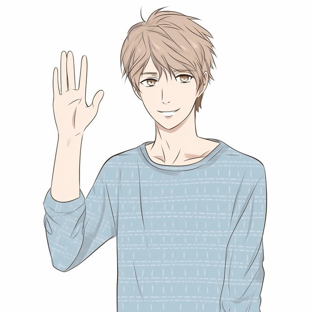 AI Midjourney Prompt for Line Drawing Style Portrait