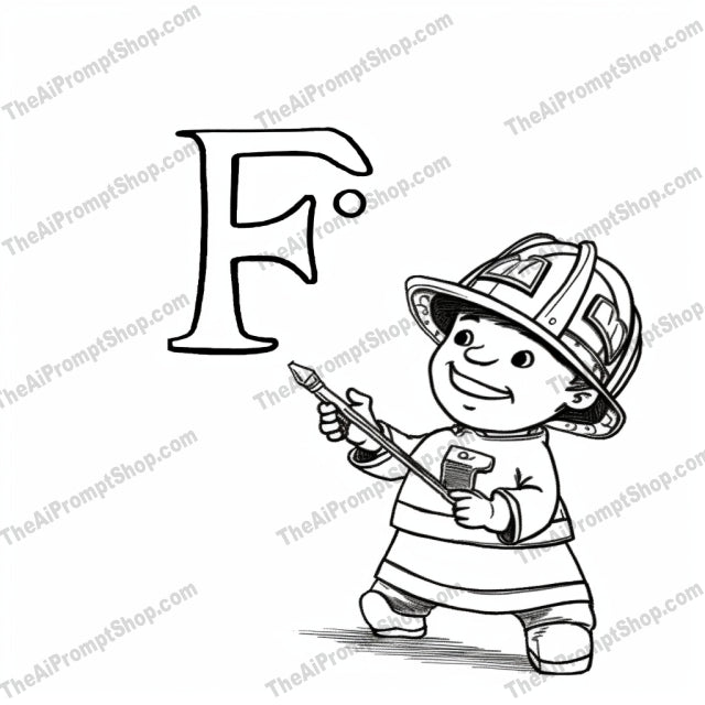 AI Midjourney Prompt for Coloring Pages - 2592