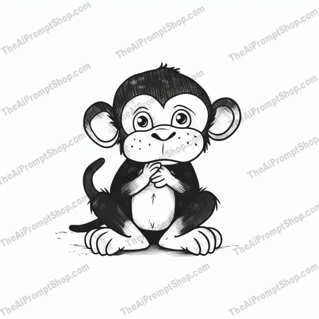 AI Midjourney Prompt for Coloring Pages - 2590