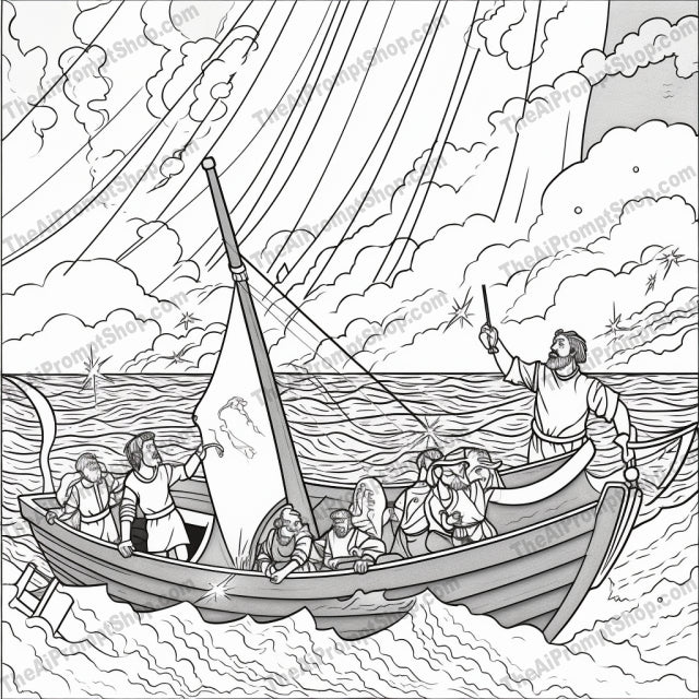 AI Midjourney Prompt for Coloring Pages - 2366