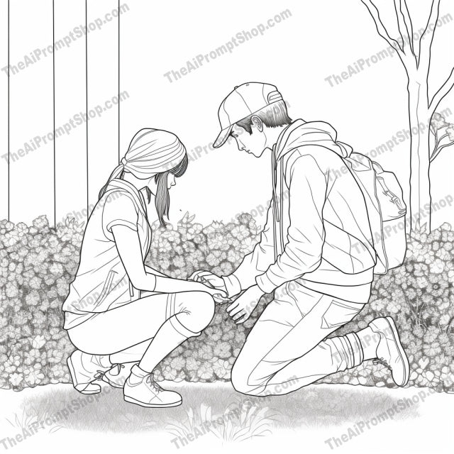 AI Midjourney Prompt For Coloring Pages - 1063