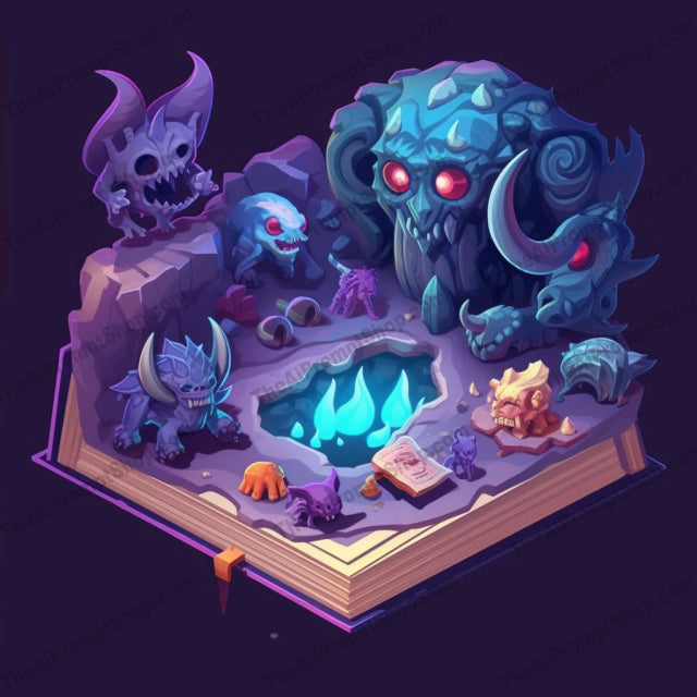 AI Midjourney Prompt for Dynamic Artbooks on Black Background