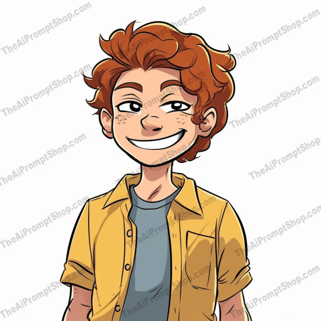 AI Midjourney Prompt for Happy Smiling Little Racer