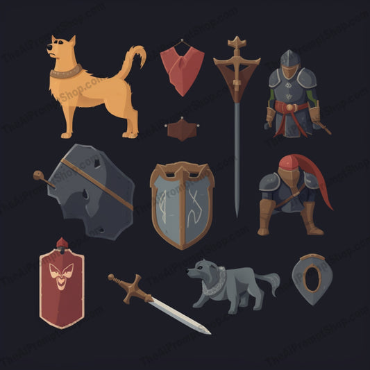 AI Midjourney Prompt for Animal-Inspired Weapons Collection