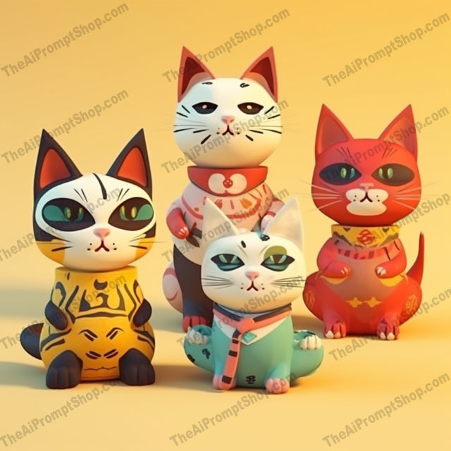 AI Midjourney Prompt for Illustrations - B172s - Japanese Fortune Tellers