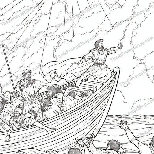 AI Midjourney Prompt for Coloring Pages - 2366