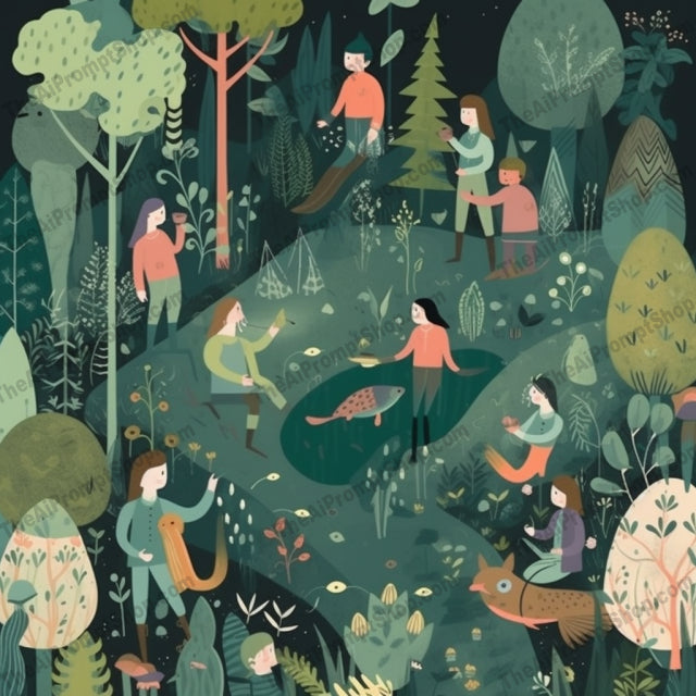 AI Midjourney Prompt for AI Midjourney Prompt for Storybook Illustrations - 2286