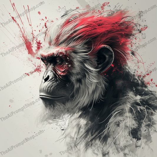 Wild Aura Illustrations AI MidJourney Image Prompt, Character Art, 4188Abstract nature, Animal essence, Artistic animal portraits, Bold color strokes, chat gpt, chat gpt prompts, chatgpt, chatgpt prompts, Contemporary fauna, Creative wildlife depictions, Expressive animal art, Graphic illustrations, Majestic creatures, midjourney, Neon accents, Splattered ink effect, Stylized wildlife, Swirling fur patterns, Vibrant mane art, Vivid wildlife portrayals