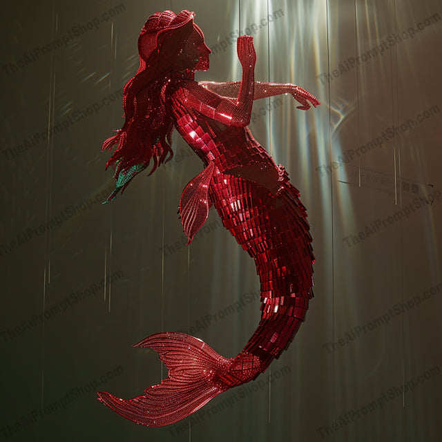 Aquatic Cybernetica AI MidJourney Image Prompt, Character Art, 4173Aquatic fantasy, Artistic underwater scene, Biomechanical fish, chat gpt, chat gpt prompts, chatgpt, chatgpt prompts, Cybernetic organisms, Digital marine life, Futuristic ocean, Iridescent textures, Mechanical mermaid, midjourney, Neon sea life, Reflective surfaces, Surreal aquatic world, Synthetic nature, Technological sea creatures, Underwater robotics, Virtual dolphins