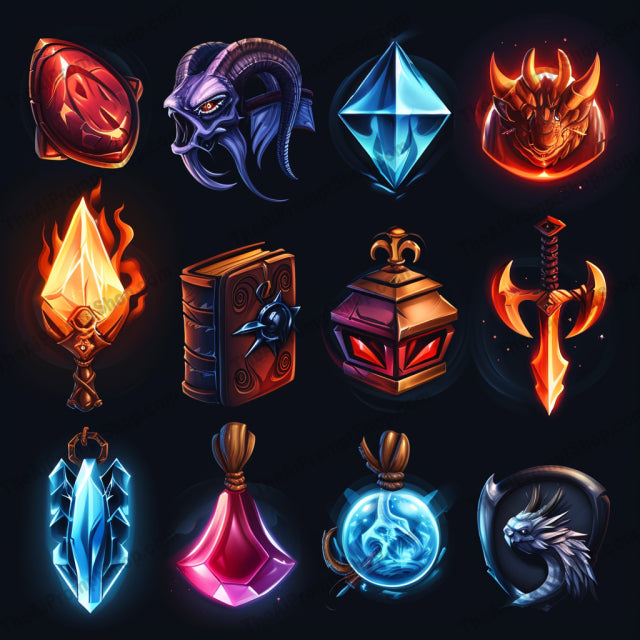 AI Midjourney Prompt for Game Assets- 4033