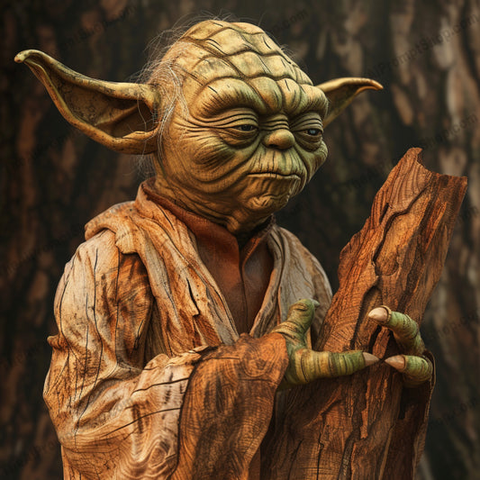 Galactic Woodwork Artistry AI MidJourney Image Prompt, Character Art, 4198Artisan craftsmanship, Carved figures, chat gpt, chat gpt prompts, chatgpt, chatgpt prompts, Collectible art, Futuristic models, Hand-carved collectibles, Intricate etchings, midjourney, Organic material, Sci-fi memorabilia, Sci-fi sculptures, Space opera icons, Spacecraft reliefs, Themed wood carving, Timber art, Wood grain detail, Wooden textures