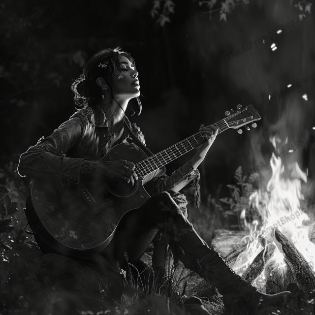 AI MidJourney Image Prompt, People, 4156Artistic shadows, Black and white photography, Candid moments, chat gpt, chat gpt prompts, chatgpt, chatgpt prompts, High contrast imagery, midjourney, Moonlit serenade, Musical narrative, Natural lighting, Nighttime ambiance, Outdoor acoustics, Silhouette drama, Street performance, Textural contrast, Urban scene, Urban storytelling, Vintage charm