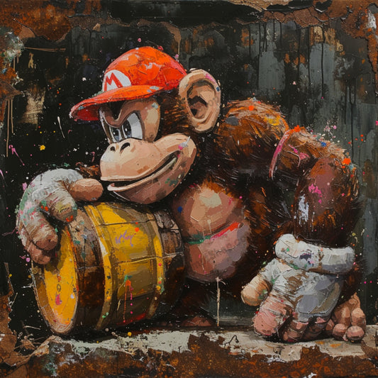 AI MidJourney Image Prompt, Character Art, 4158Action depiction, Animated subjects, Artistic motion, Bold brushstrokes, chat gpt, chat gpt prompts, chatgpt, chatgpt prompts, Colorful outlines, Dynamic angles, Energetic compositions, Expressive characters, Figurative artistry, High contrast, Impasto technique, Lively portrayal, midjourney, Palette knife texture, Thick paint layers, Vibrant splatters