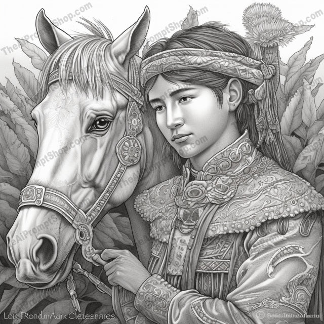 AI Midjourney Prompt for People - Illustrations - 2910