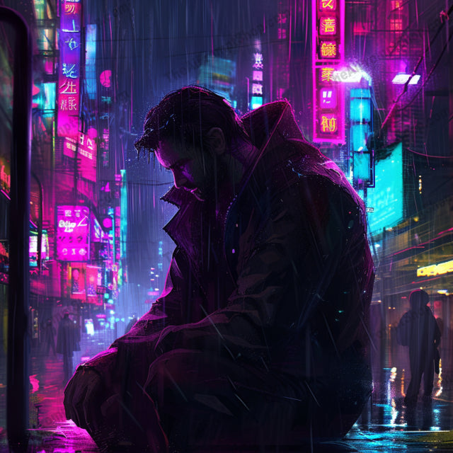 Neon Nocturne AI MidJourney Image Prompt, Character Art, 4225chat gpt, chat gpt prompts, chatgpt, chatgpt prompts, Cyber sorcery, Cyber witch, Cyberpunk art, Cyberpunk characters, Cyberpunk fantasy, Dark illustrations, Digital paintings, Fantasy creatures, Fantasy world, Futuristic city, Magical art, midjourney, Mystical night, Neon cityscapes, Neon fantasy, Neon lights art, Neon witch, Nighttime digital art, Rainy cityscapes, Sci-fi art, Urban fantasy art