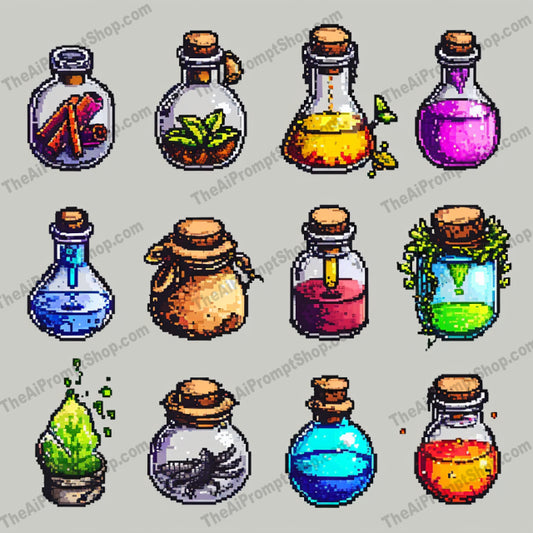 AI Midjourney Prompt for Game Assets- 4015