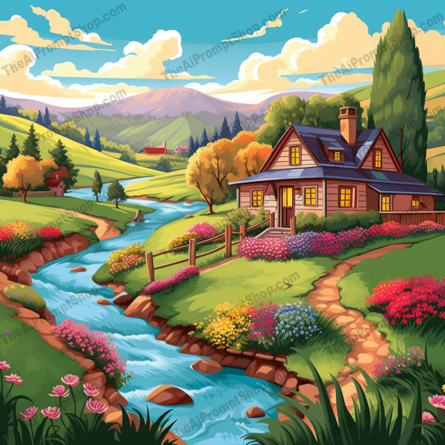 AI Midjourney Prompt for AI Midjourney Prompt for Landscapes - 2840